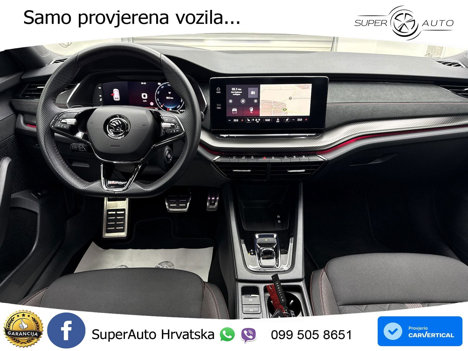 Škoda Octavia Combi RS 2.0 TDI (200 KS) DSG MATRIX+GR SJED+KAM