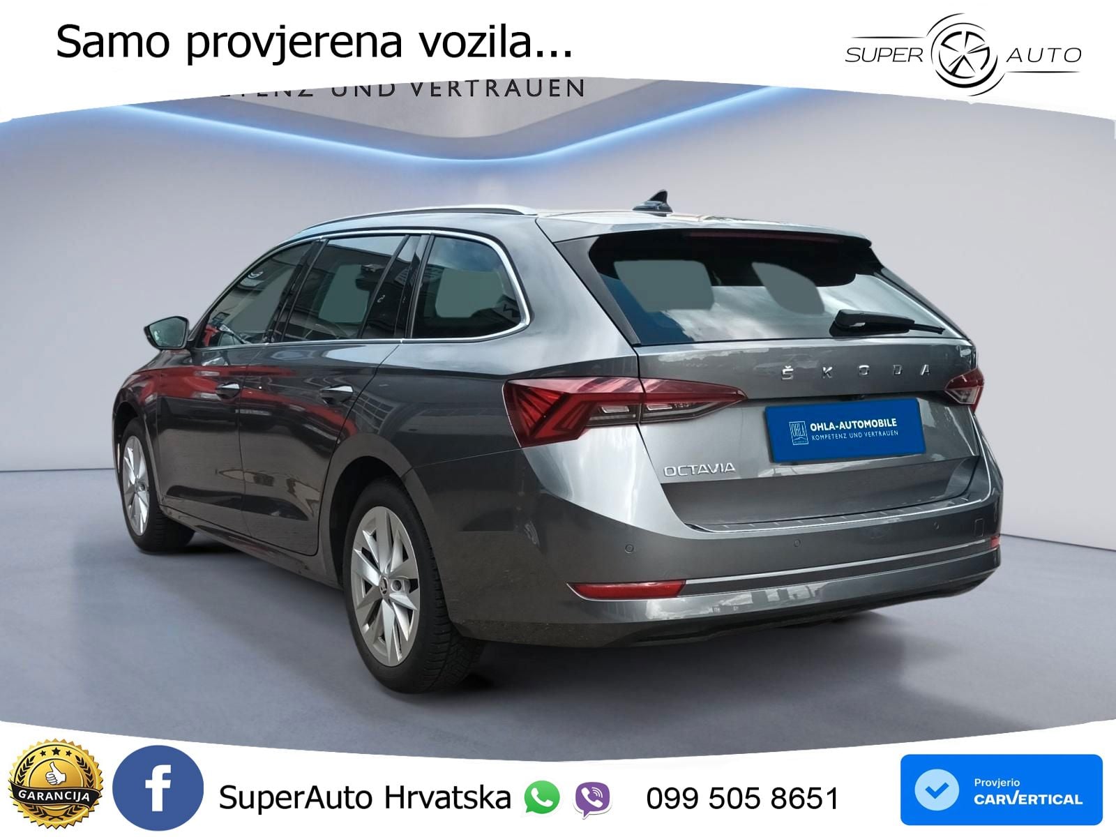Škoda Octavia Combi 2.0 TDI (150 KS) DSG LED+GR SJED+ACC