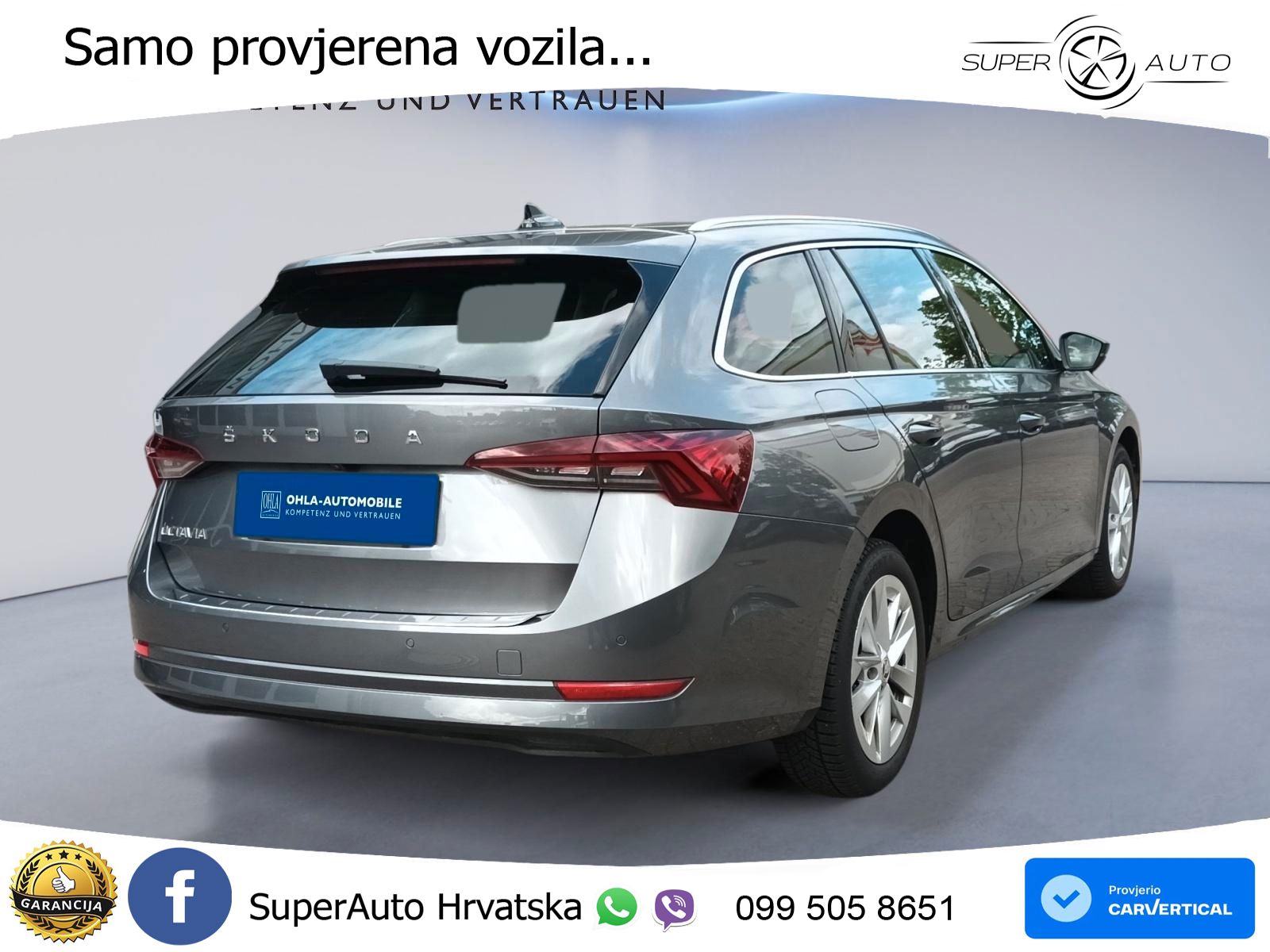 Škoda Octavia Combi 2.0 TDI (150 KS) DSG LED+GR SJED+ACC