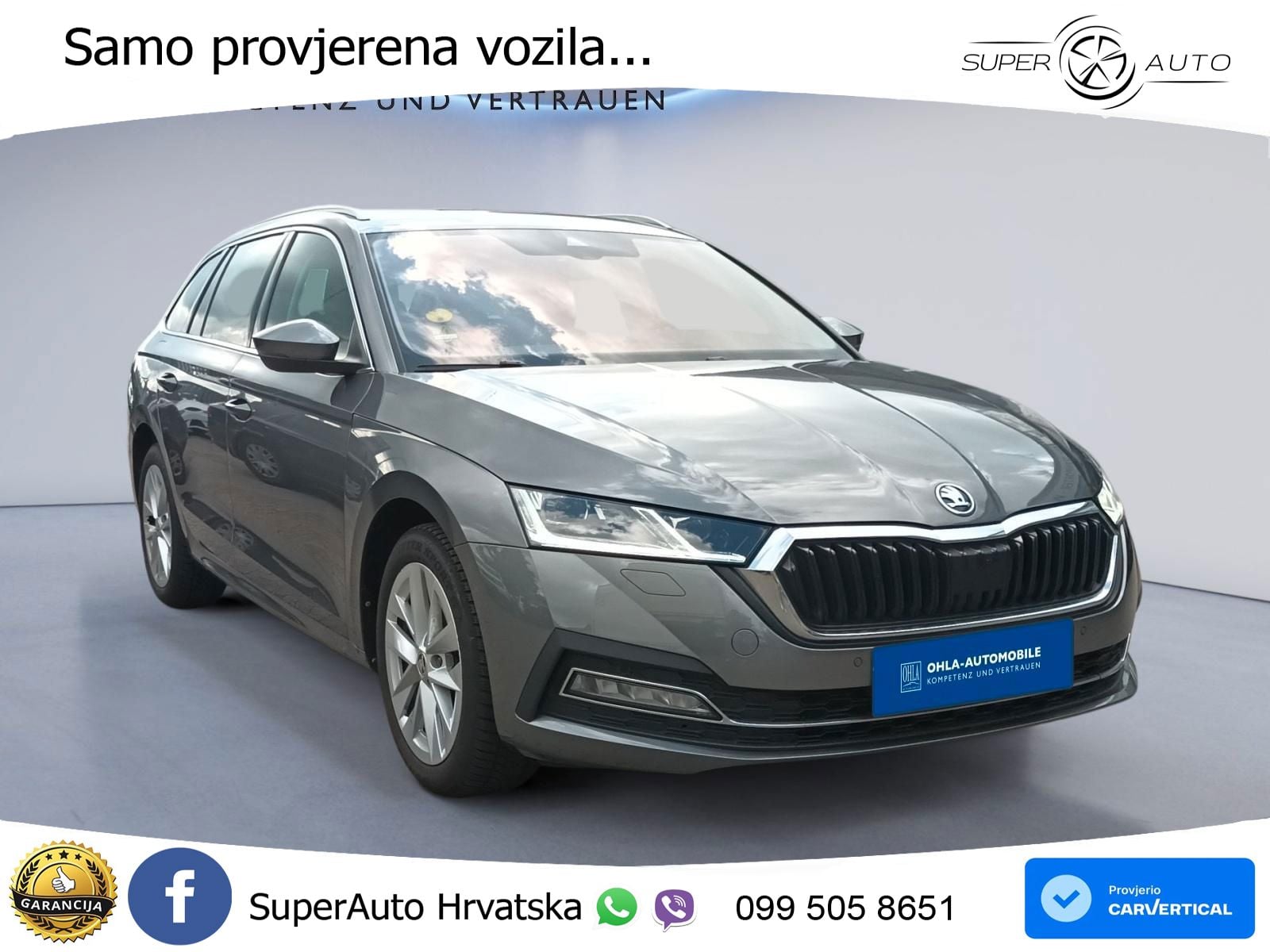 Škoda Octavia Combi 2.0 TDI (150 KS) DSG LED+GR SJED+ACC
