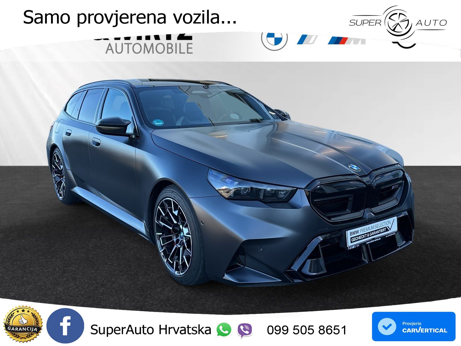 BMW M5 Touring 4.4 V8 (727 KS) xDrive Steptronic LED+GR SJED+ACC