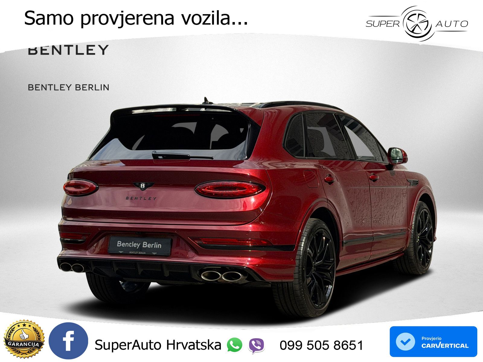 Bentley Bentayga Speed 4.0 V8 (650 KS) AWD Automatic LED+GR SJED+ACC