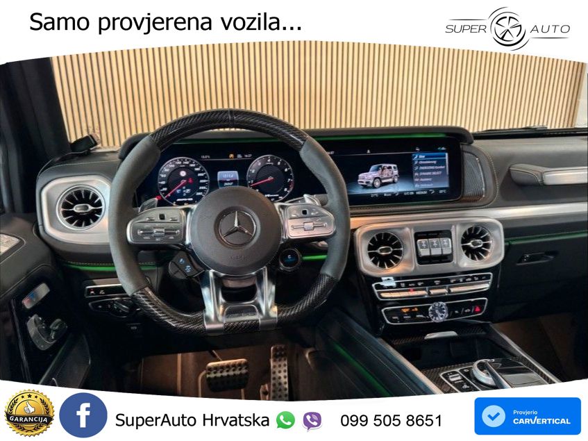 Mercedes AMG G 63 Long V8 (585 KS) 4MATIC 9G-TRONIC AMG SPEEDSHIFT PLUS Superior LED+GR SJED+ACC