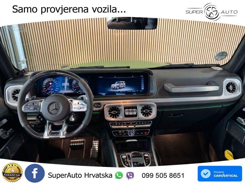 Mercedes AMG G 63 Long V8 (585 KS) 4MATIC 9G-TRONIC AMG SPEEDSHIFT PLUS Superior LED+GR SJED+ACC