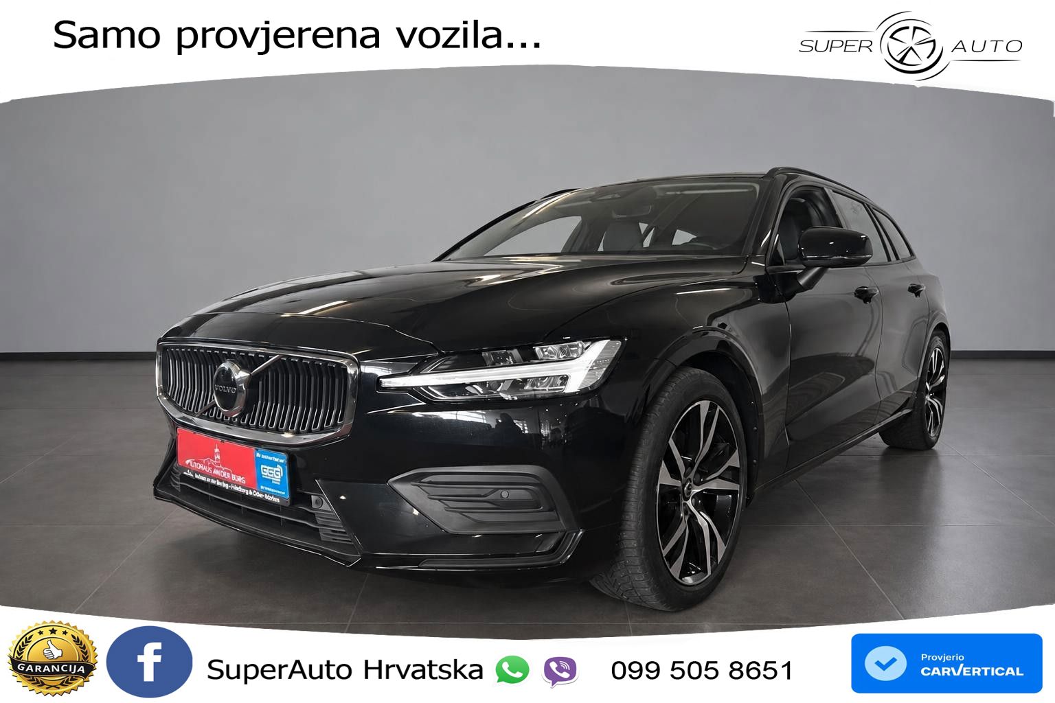 Volvo V60 2.0 B4 Benzin DCT LED+GR SJED+ACC