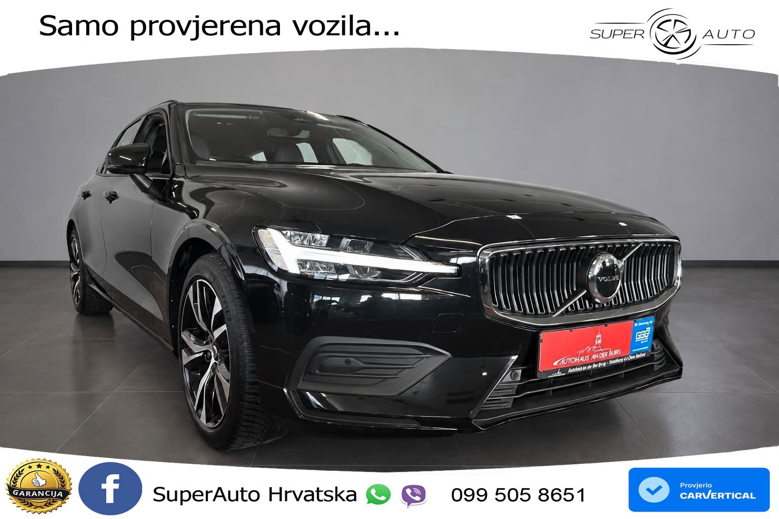 Volvo V60 2.0 B4 Benzin DCT LED+GR SJED+ACC