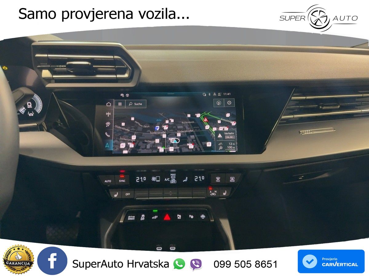 Audi A3 Sportback 40 TFSI e (204 KS) Plug-in Hybrid S tronic S line LED+GR SJED+ACC