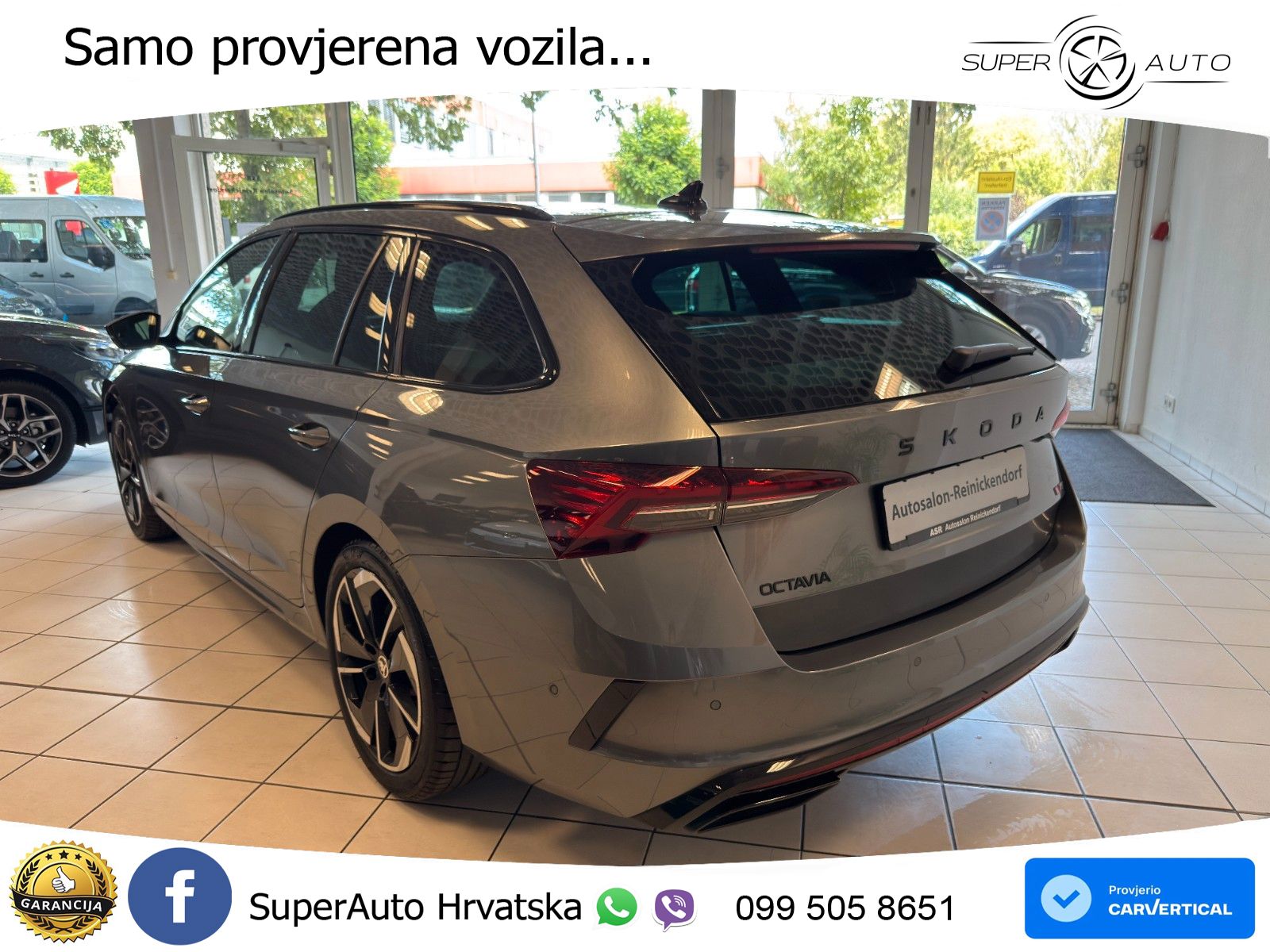Škoda Octavia Combi RS 2.0 TSI (265 KS) DSG LED+GR SJED+ACC