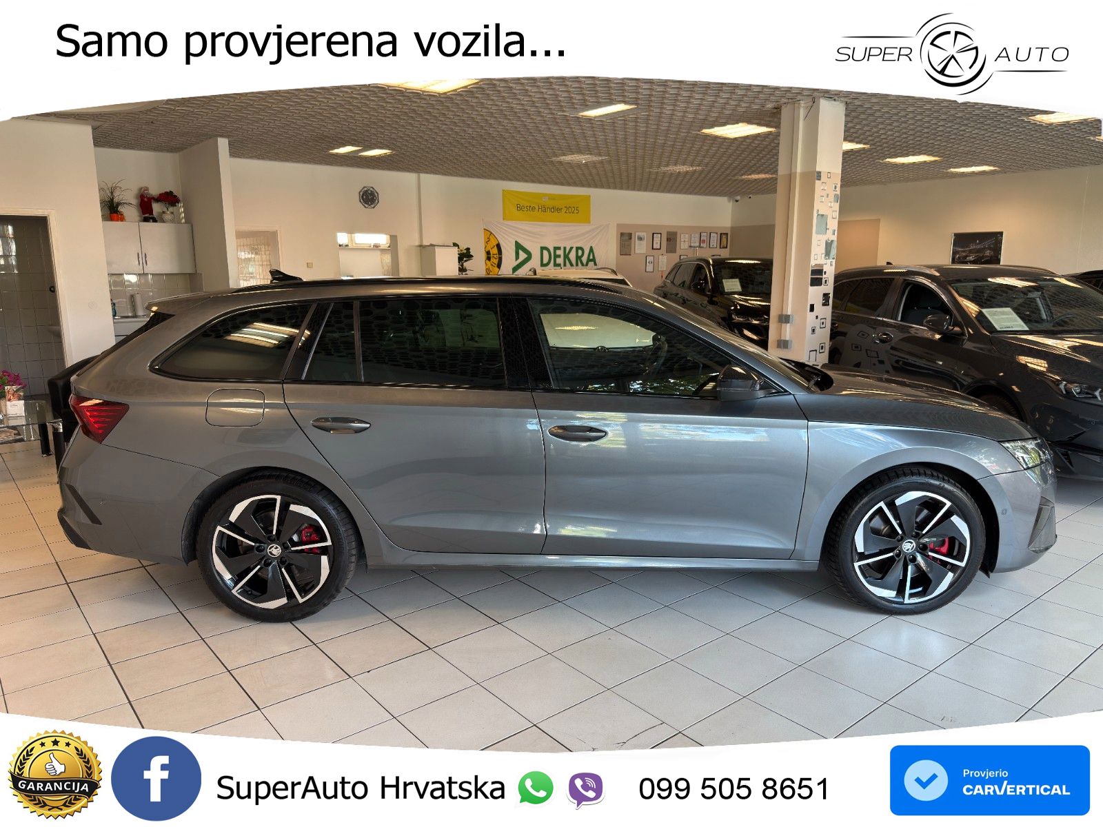 Škoda Octavia Combi RS 2.0 TSI (265 KS) DSG LED+GR SJED+ACC