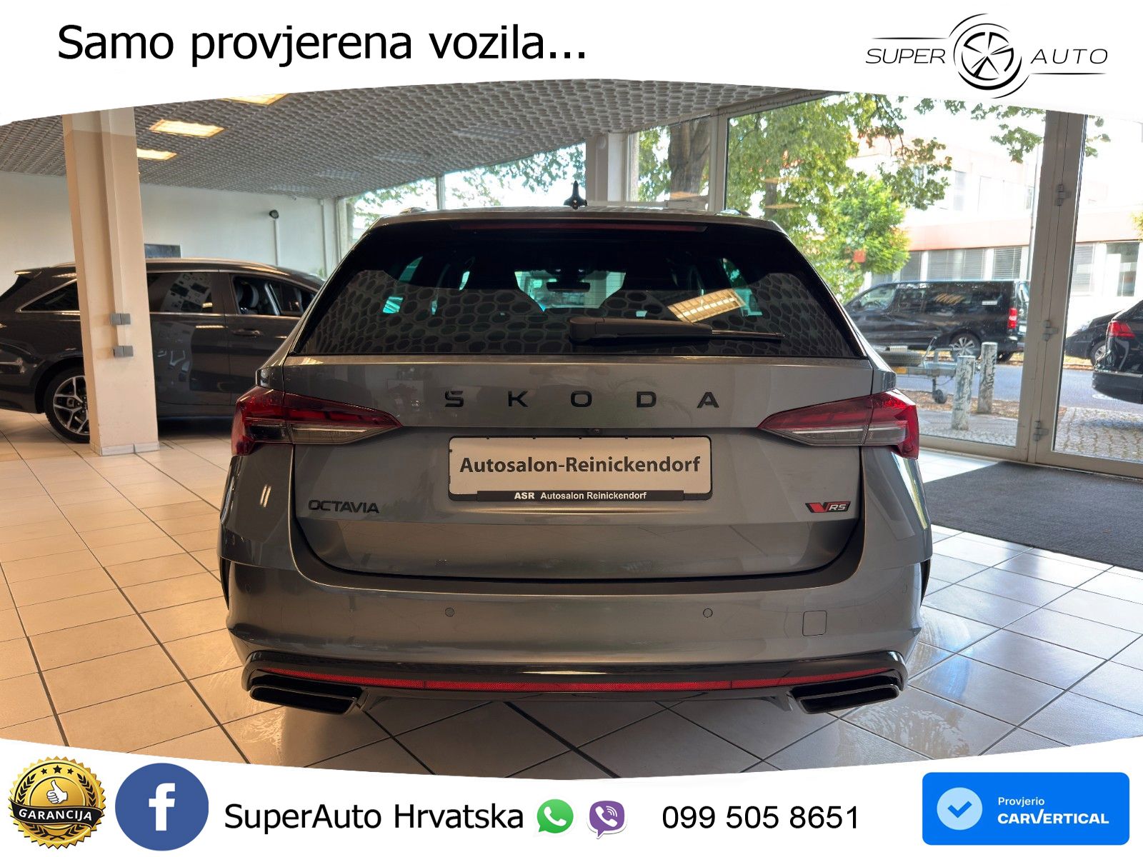 Škoda Octavia Combi RS 2.0 TSI (265 KS) DSG LED+GR SJED+ACC