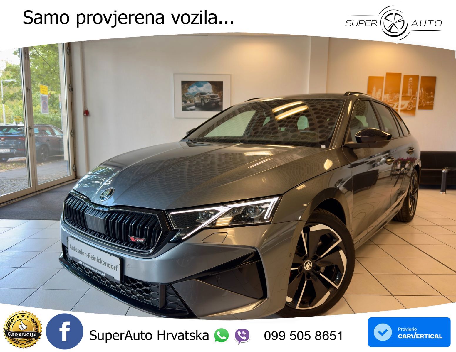 Škoda Octavia Combi RS 2.0 TSI (265 KS) DSG LED+GR SJED+ACC