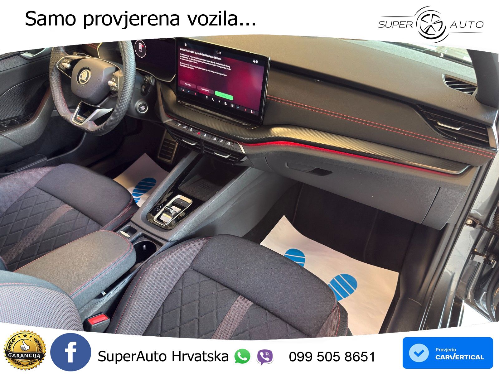 Škoda Octavia Combi RS 2.0 TSI (265 KS) DSG LED+GR SJED+ACC