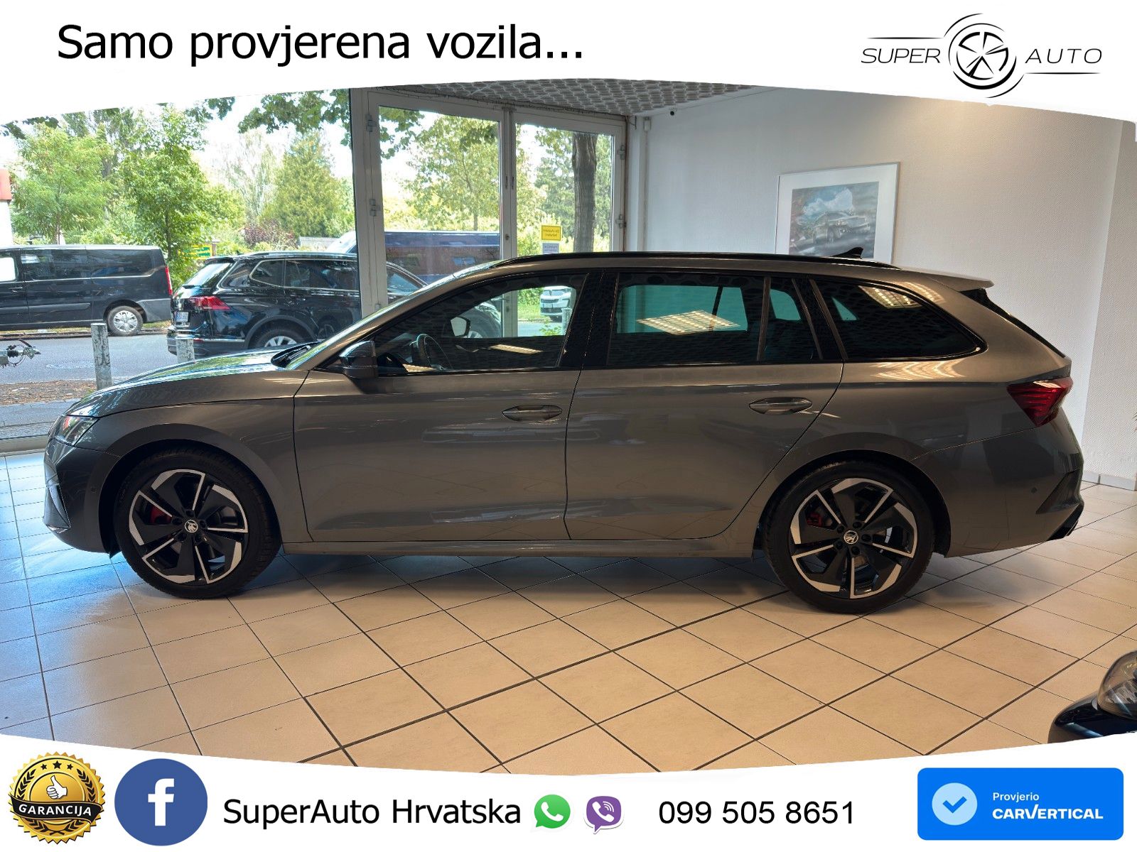 Škoda Octavia Combi RS 2.0 TSI (265 KS) DSG LED+GR SJED+ACC