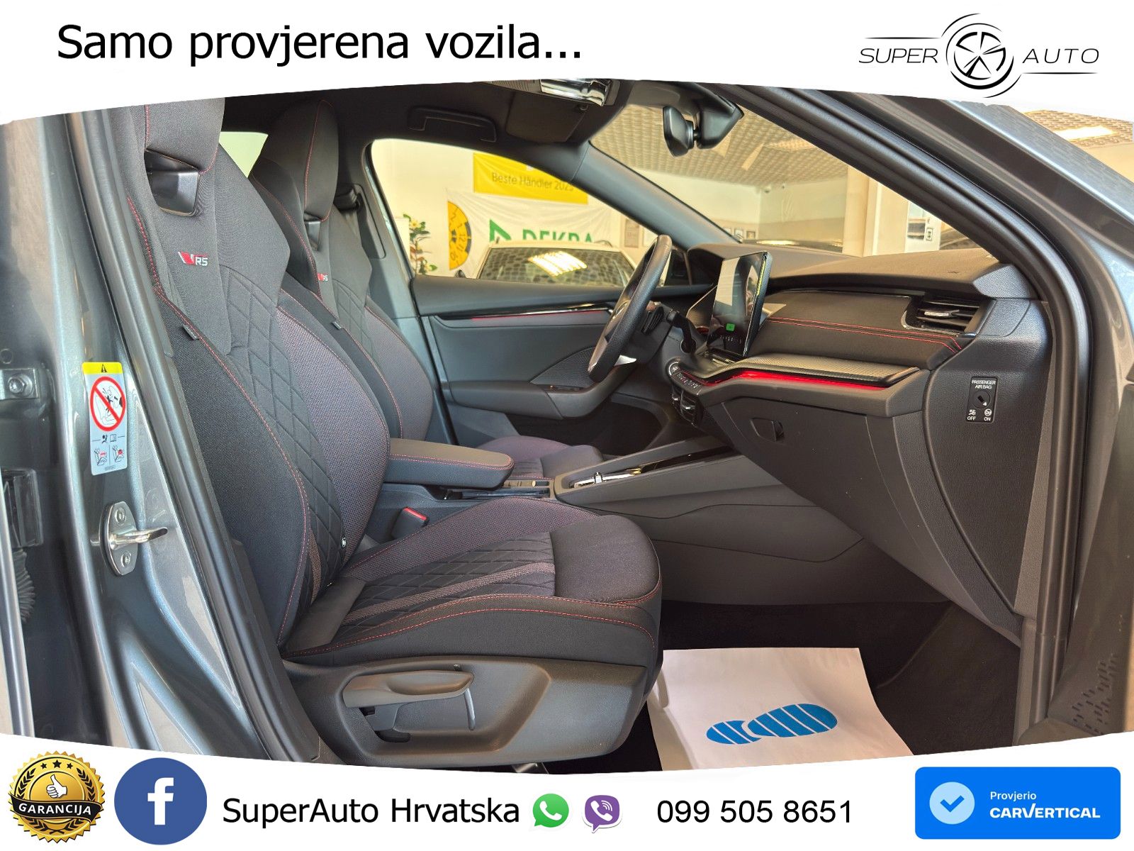 Škoda Octavia Combi RS 2.0 TSI (265 KS) DSG LED+GR SJED+ACC
