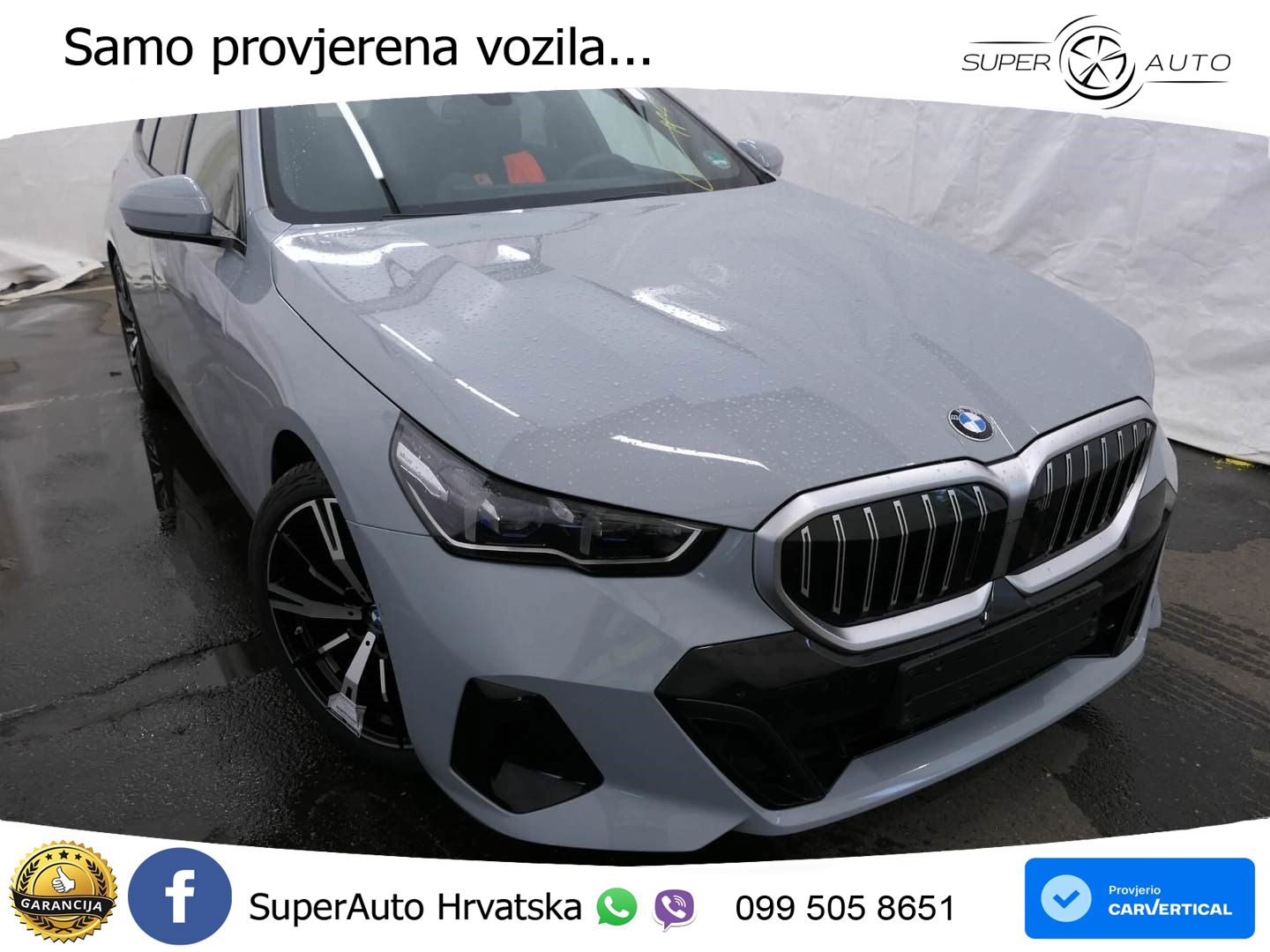 BMW 520d Touring (197 KS) Steptronic M Sport ZRAČNI+ACC+GR SJED+KAM+PANO