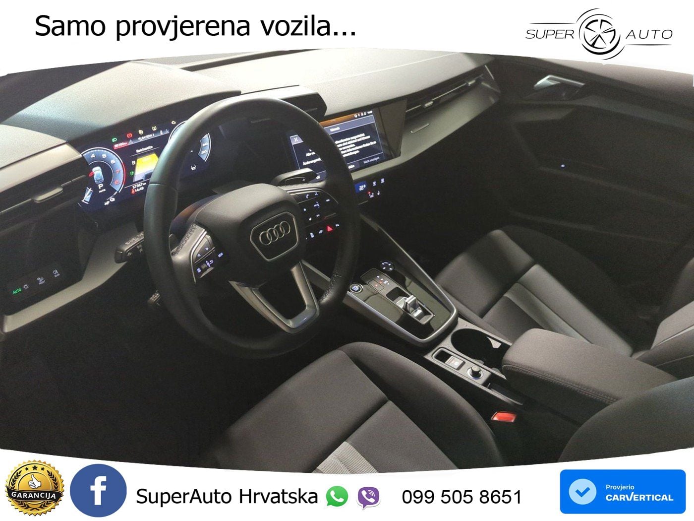 Audi A3 40 TFSIe (204 KS) S tronic LED+GR SJED+ACC
