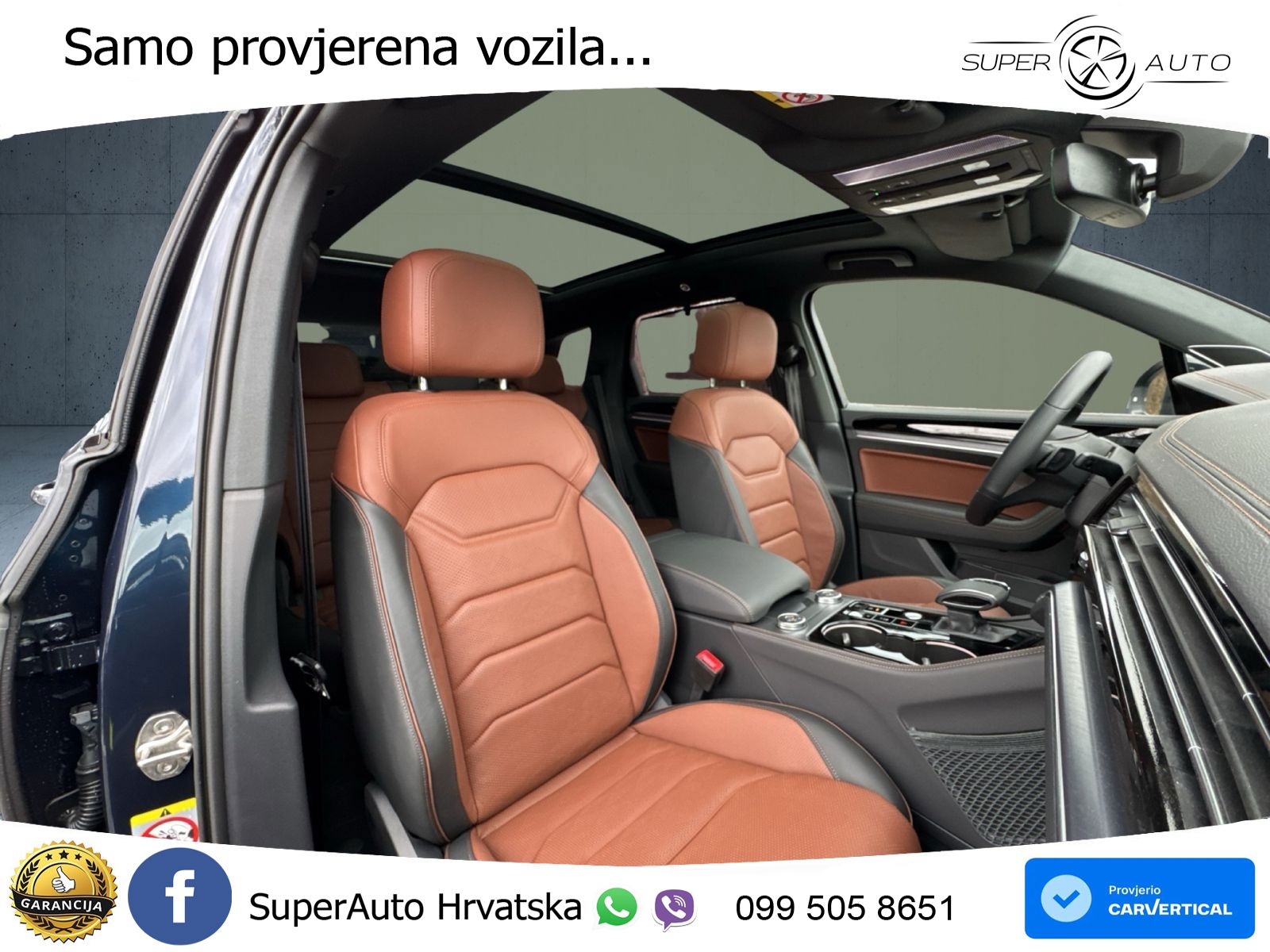 Volkswagen Touareg 3.0 V6 TDI (286 KS) 4MOTION Tiptronic ZRAČNI+ACC+GR SJED+KAM+PANO