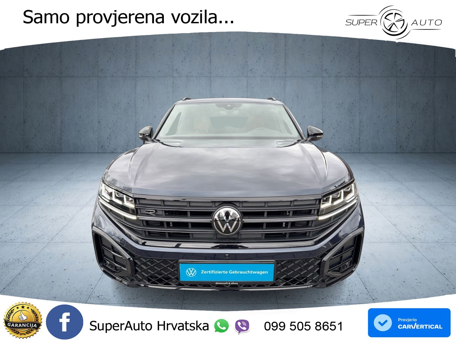 Volkswagen Touareg 3.0 V6 TDI (286 KS) 4MOTION Tiptronic ZRAČNI+ACC+GR SJED+KAM+PANO