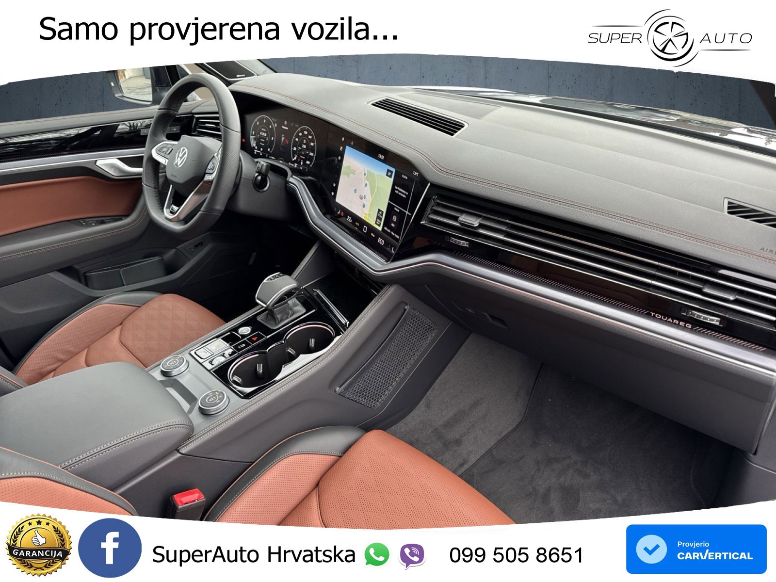 Volkswagen Touareg 3.0 V6 TDI (286 KS) 4MOTION Tiptronic ZRAČNI+ACC+GR SJED+KAM+PANO