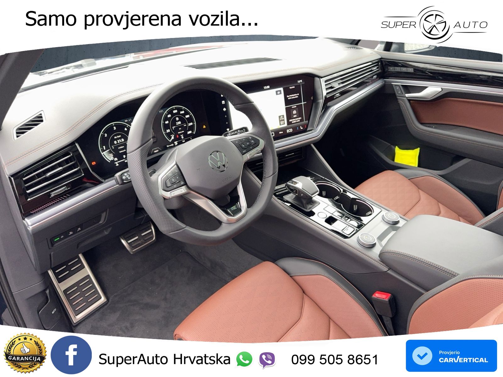 Volkswagen Touareg 3.0 V6 TDI (286 KS) 4MOTION Tiptronic ZRAČNI+ACC+GR SJED+KAM+PANO