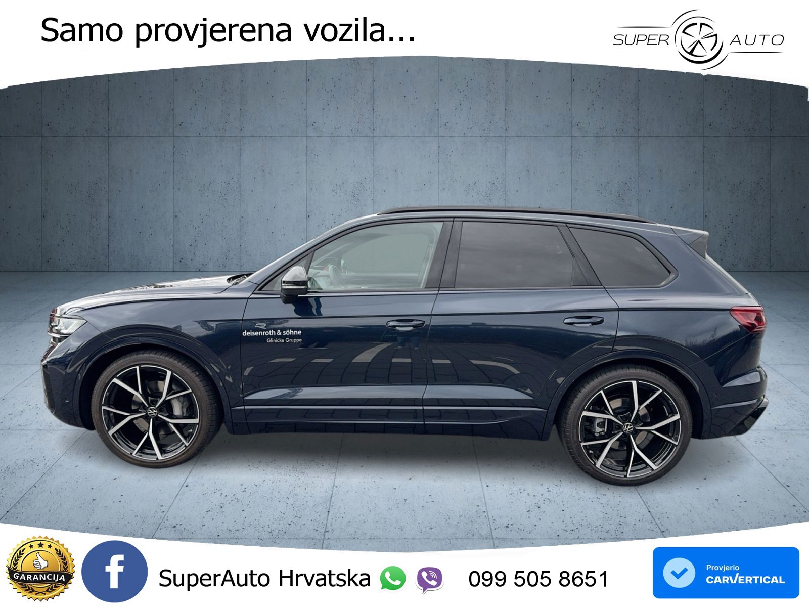 Volkswagen Touareg 3.0 V6 TDI (286 KS) 4MOTION Tiptronic ZRAČNI+ACC+GR SJED+KAM+PANO