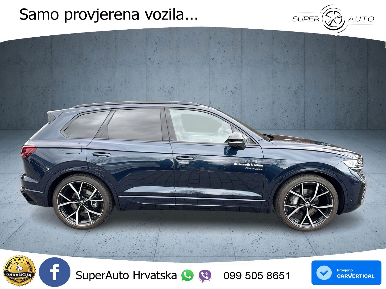 Volkswagen Touareg 3.0 V6 TDI (286 KS) 4MOTION Tiptronic ZRAČNI+ACC+GR SJED+KAM+PANO