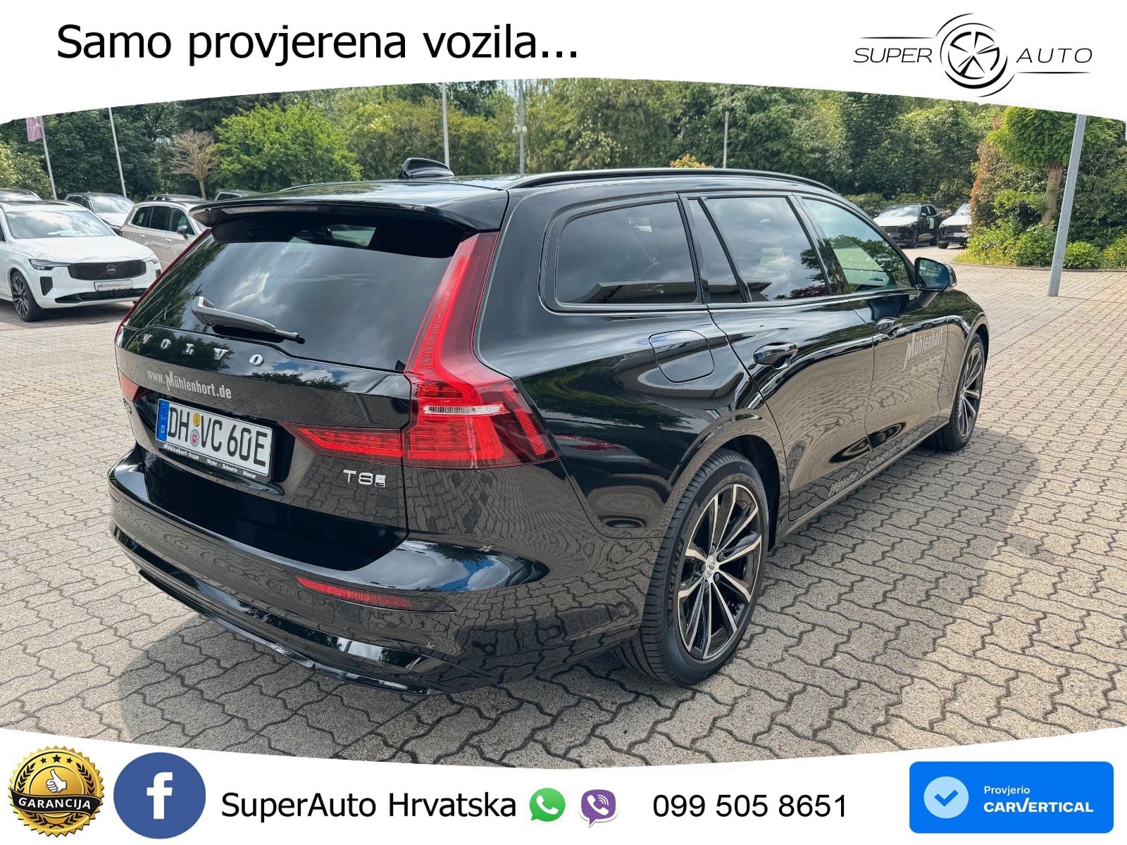 Volvo V60 2.0 T8 AWD Geartronic LED+GR SJED+ACC