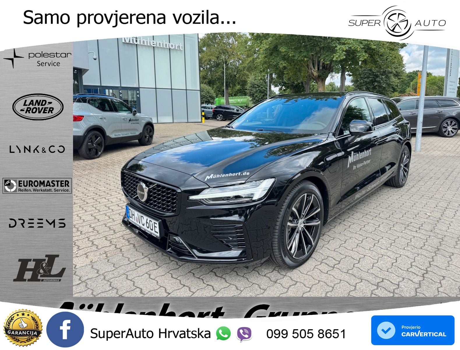 Volvo V60 2.0 T8 AWD Geartronic LED+GR SJED+ACC