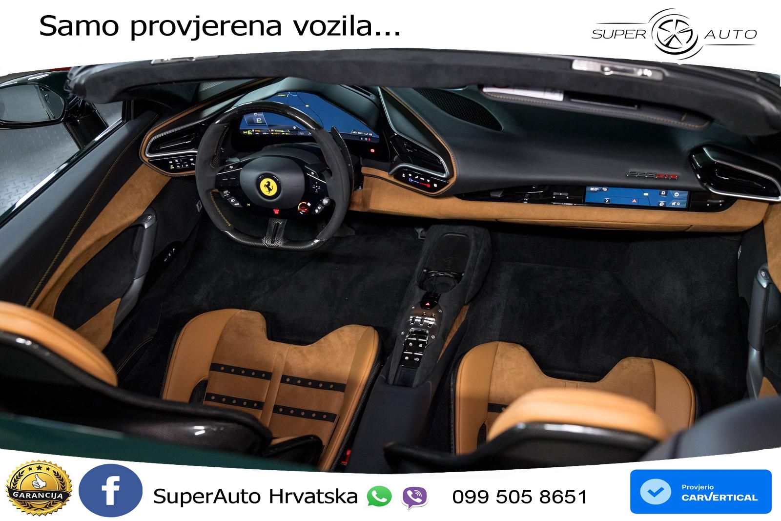 Ferrari 296 GTS 3.0 V6 (830 KS) F1 DCT LED+ACC