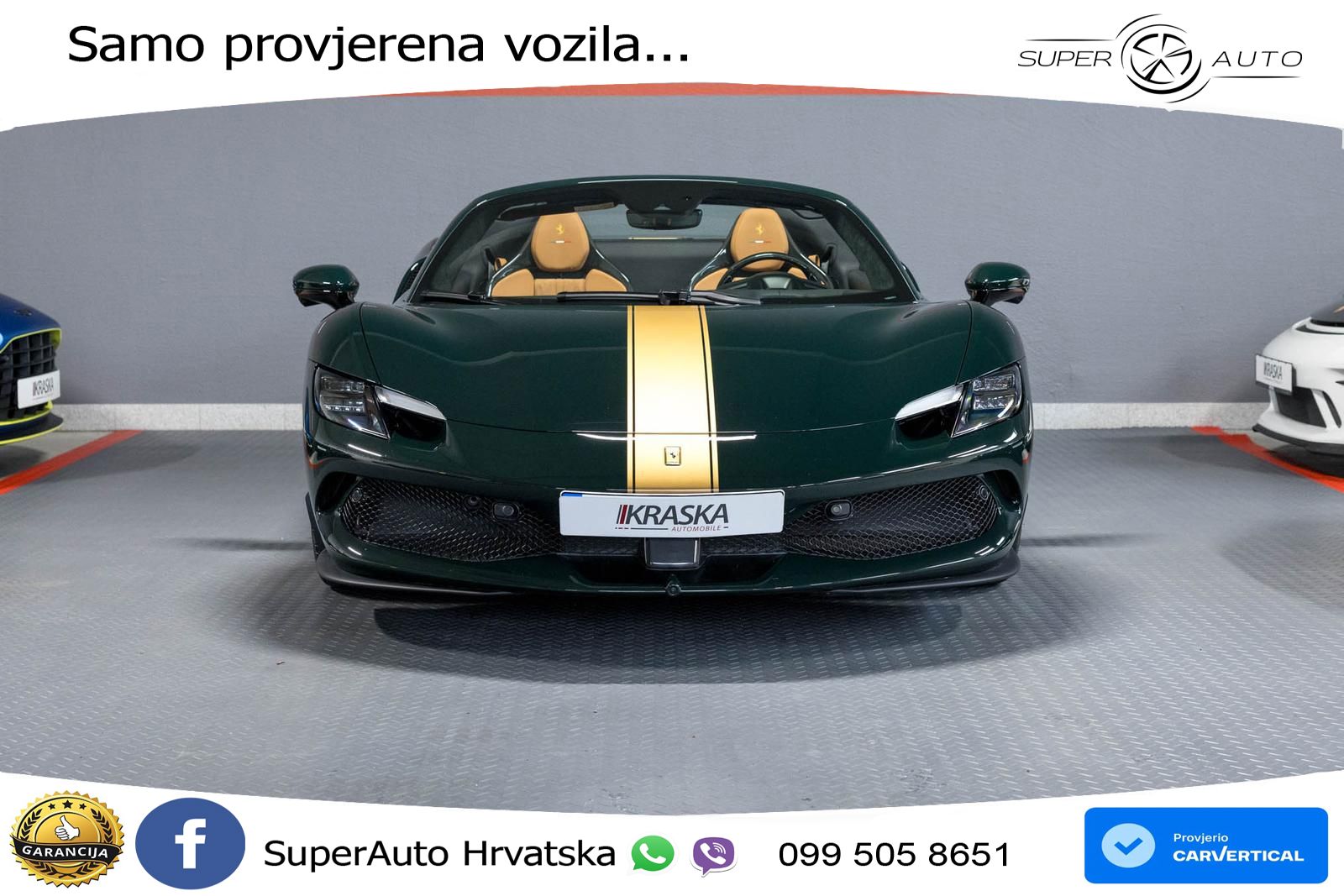 Ferrari 296 GTS 3.0 V6 (830 KS) F1 DCT LED+ACC
