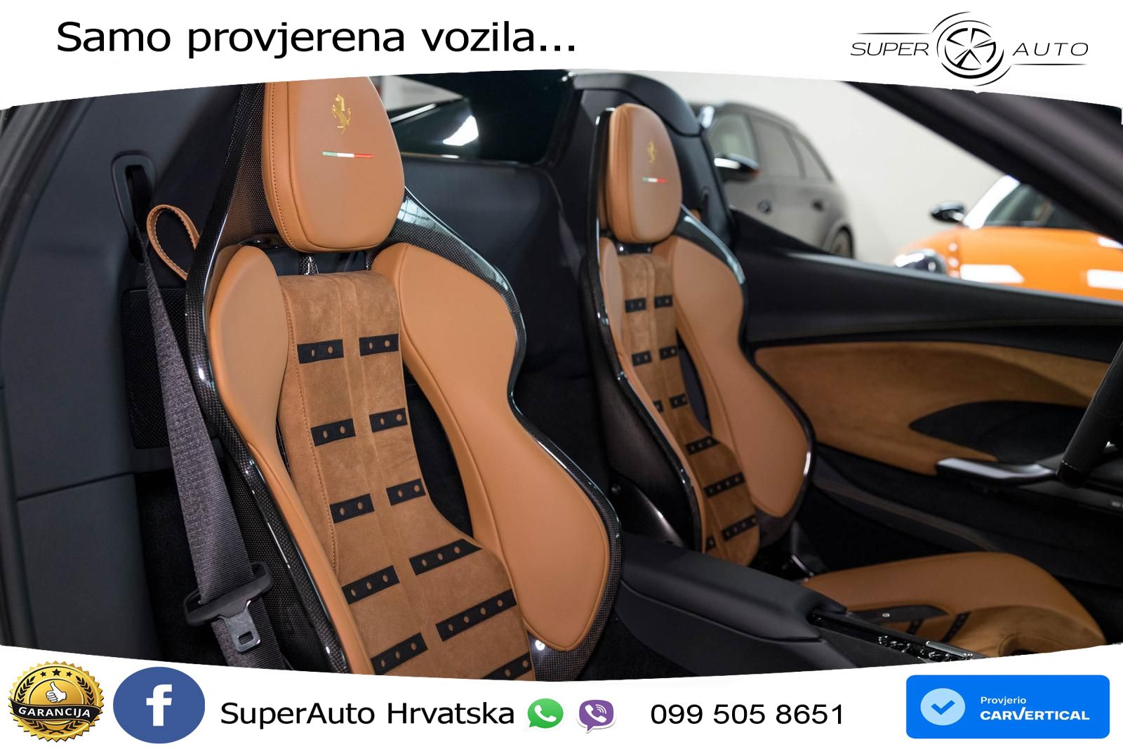 Ferrari 296 GTS 3.0 V6 (830 KS) F1 DCT LED+ACC