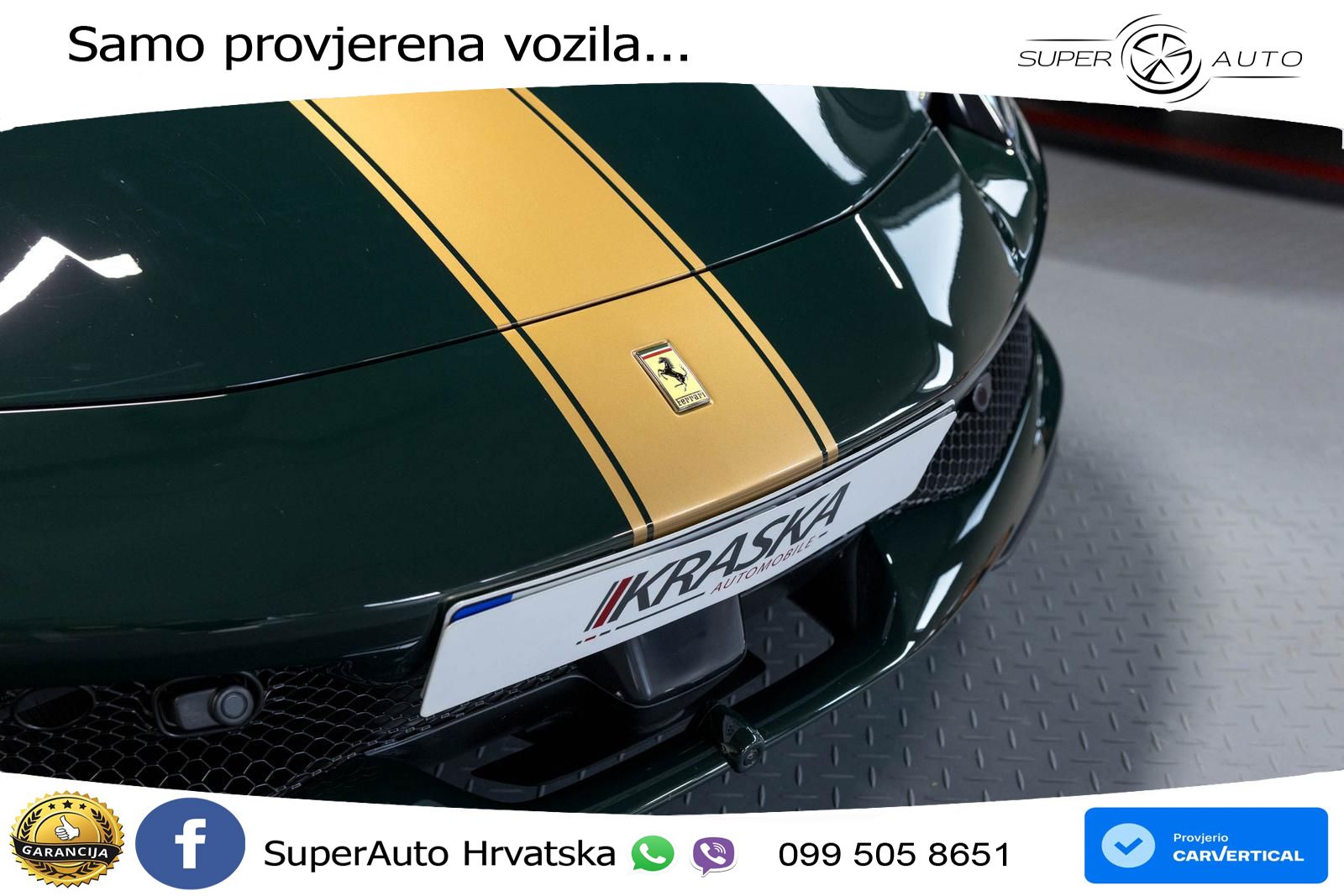 Ferrari 296 GTS 3.0 V6 (830 KS) F1 DCT LED+ACC