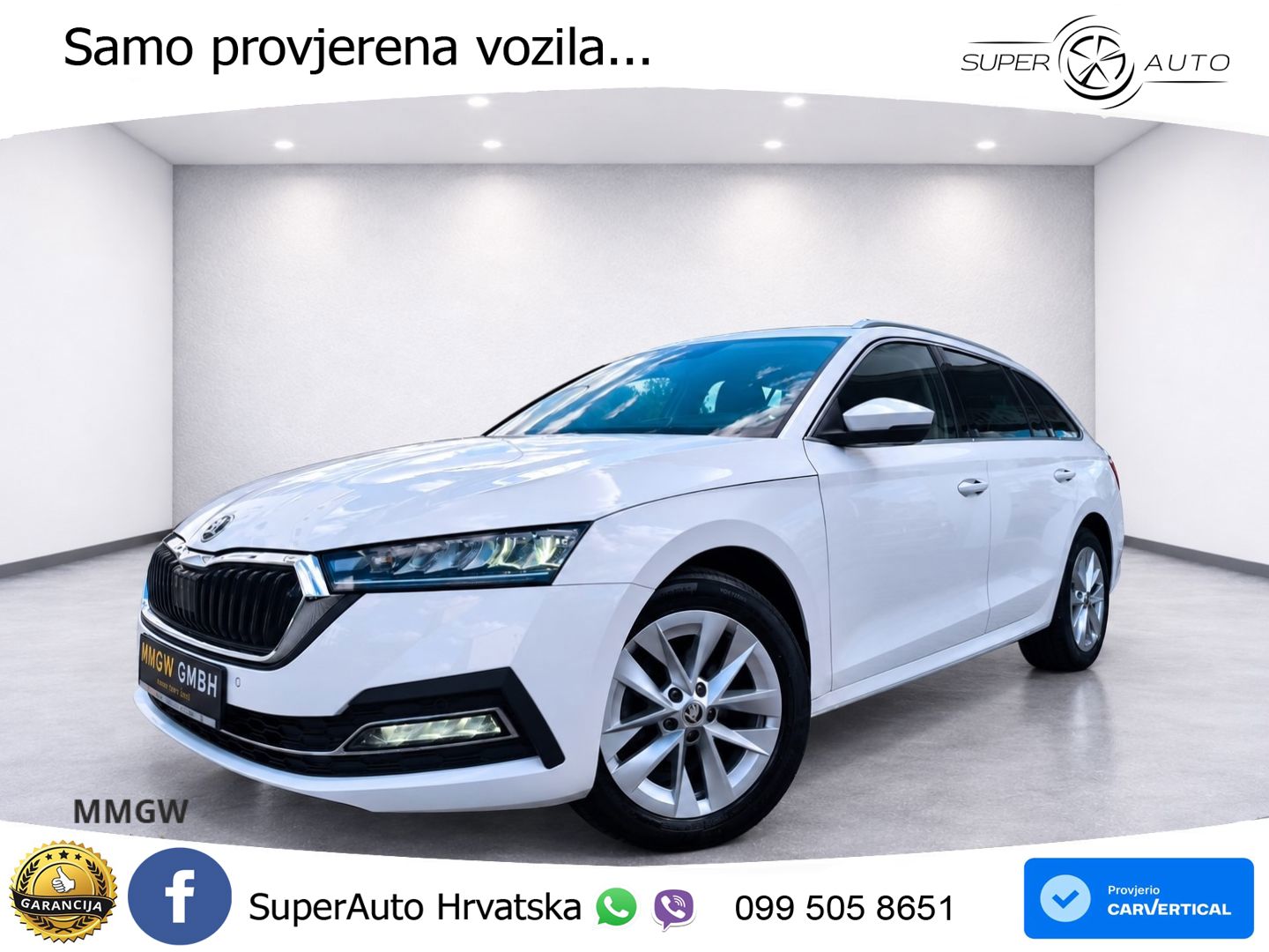 Škoda Octavia Combi 2.0 TDI (150 KS) DSG LED+GR SJED+ACC