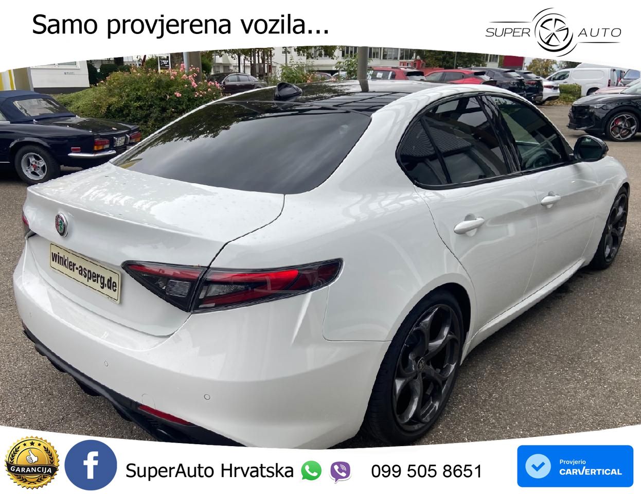 Alfa Romeo Giulia 2.0 Turbo (280 KS) Q4 Automatic LED+GR SJED+ACC