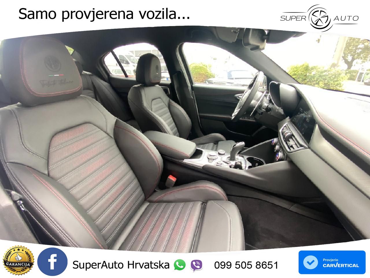 Alfa Romeo Giulia 2.0 Turbo (280 KS) Q4 Automatic LED+GR SJED+ACC