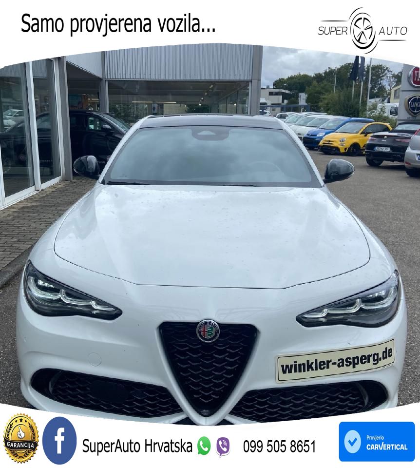 Alfa Romeo Giulia 2.0 Turbo (280 KS) Q4 Automatic LED+GR SJED+ACC
