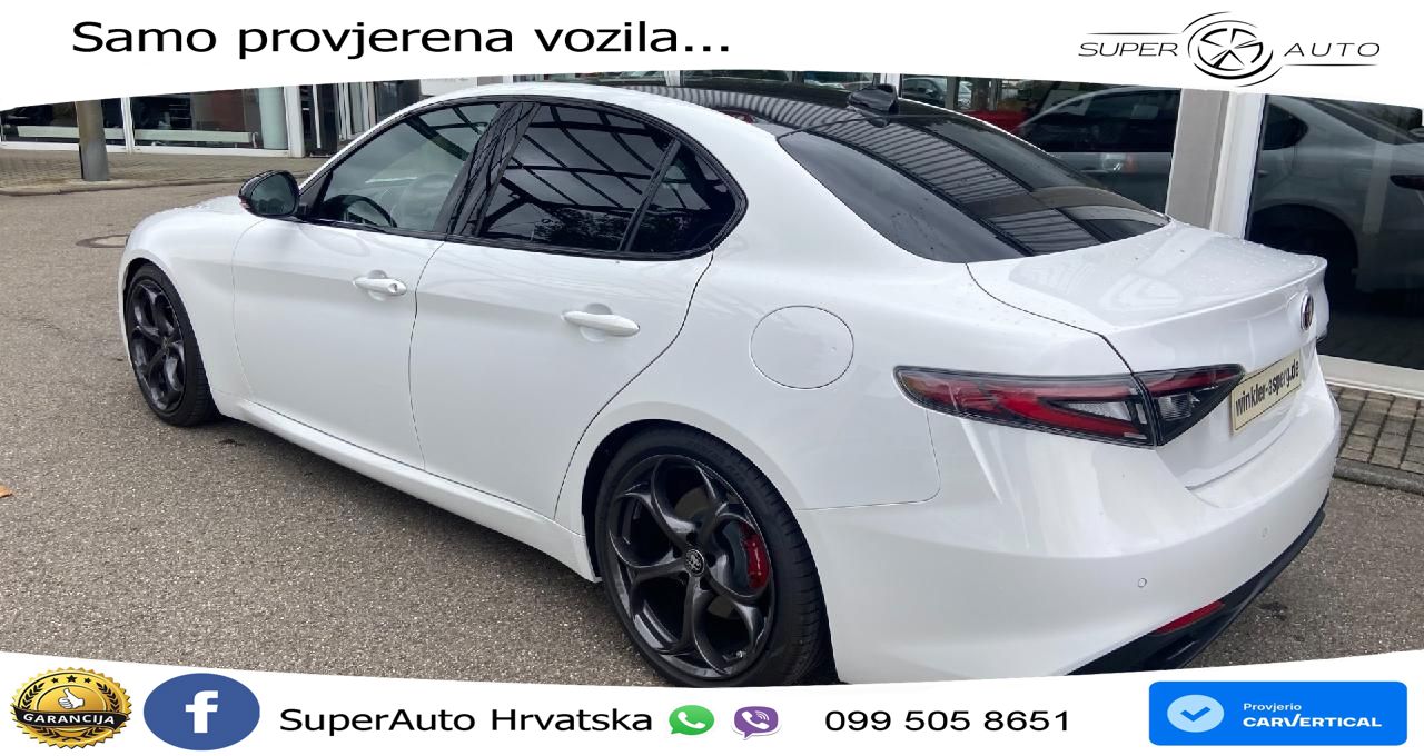 Alfa Romeo Giulia 2.0 Turbo (280 KS) Q4 Automatic LED+GR SJED+ACC