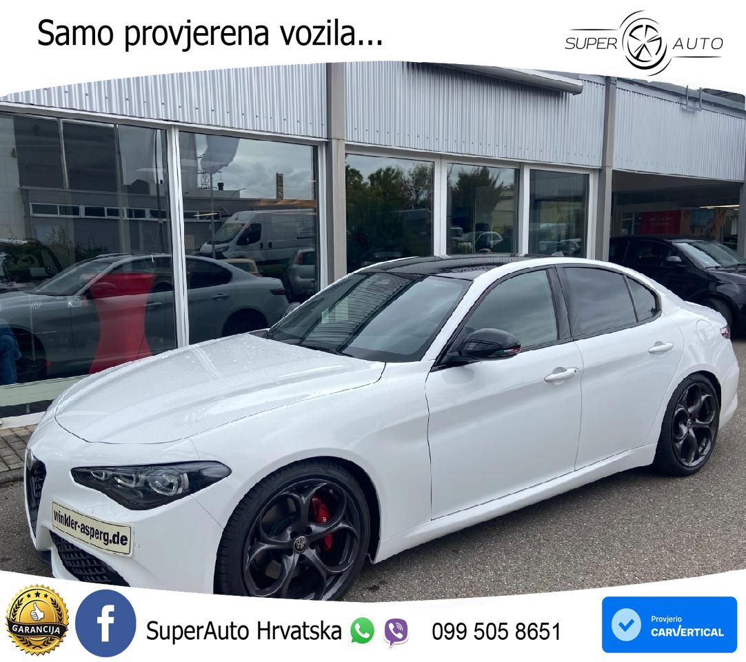 Alfa Romeo Giulia 2.0 Turbo (280 KS) Q4 Automatic LED+GR SJED+ACC