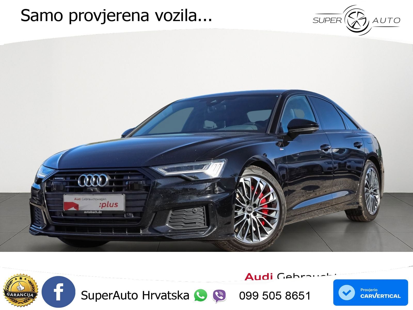 Audi A6 55 TFSIe (367 KS) quattro ultra S tronic S line LED+GR SJED+ACC