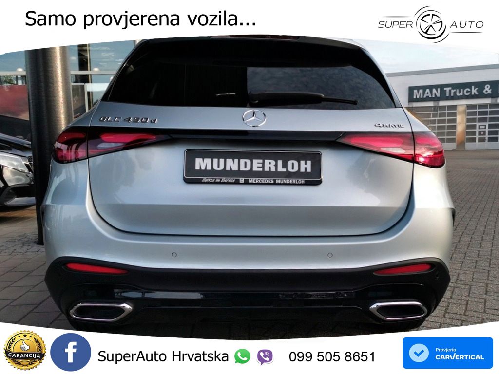 Mercedes GLC 450d (367 KS) 4MATIC 9G-TRONIC AMG ACC+HEAD+GR SJED+360+PANO