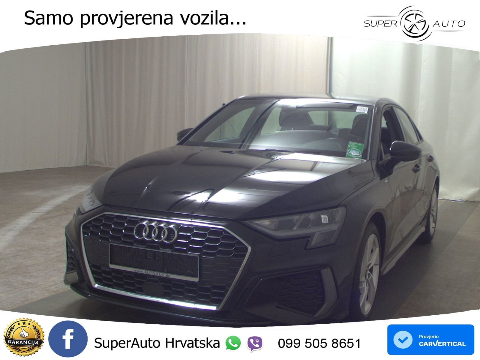 Audi A3 Limuzina 35 TFSI (150 KS) S tronic S line LED+GR SJED+ACC