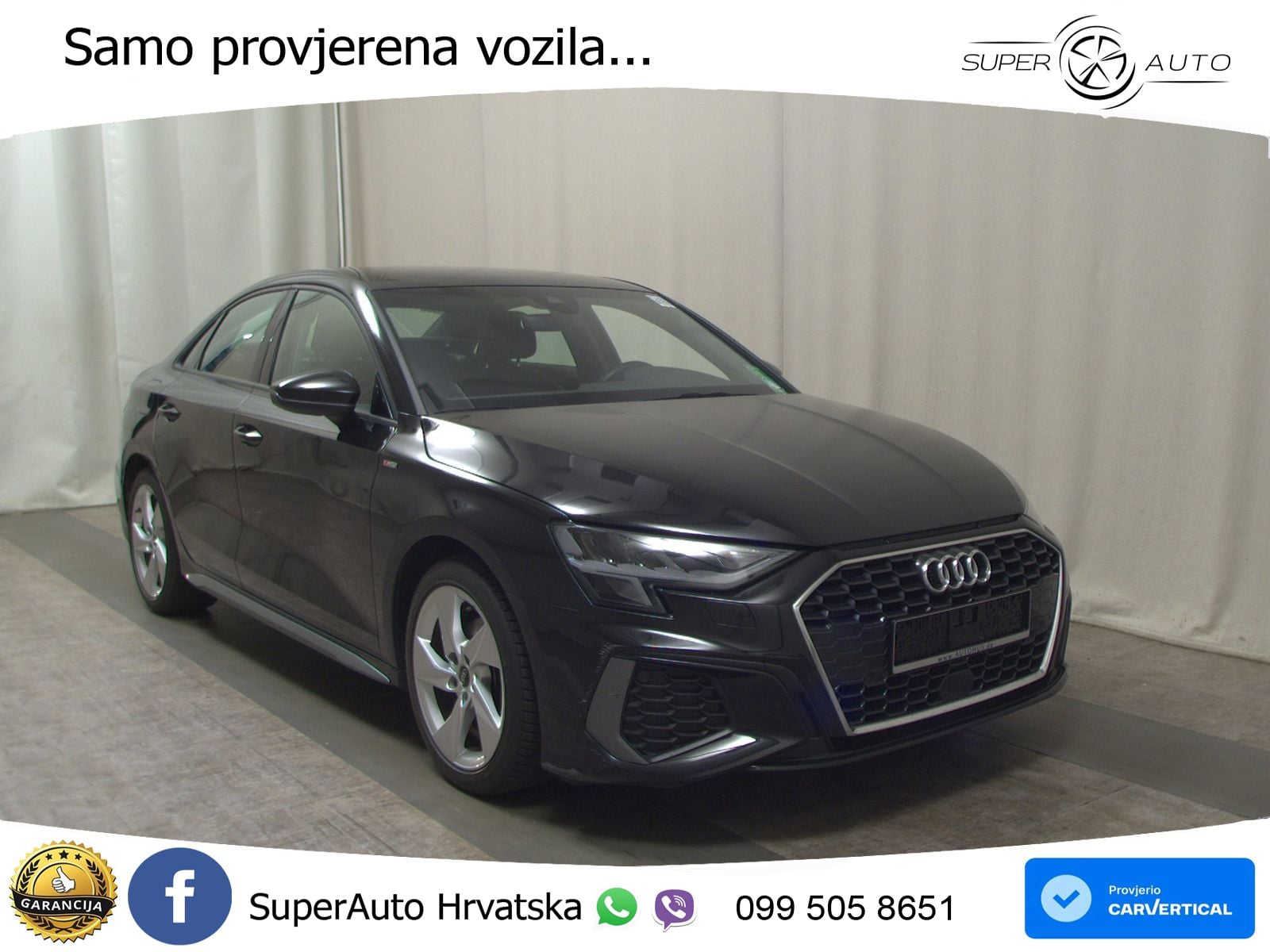 Audi A3 Limuzina 35 TFSI (150 KS) S tronic S line LED+GR SJED+ACC