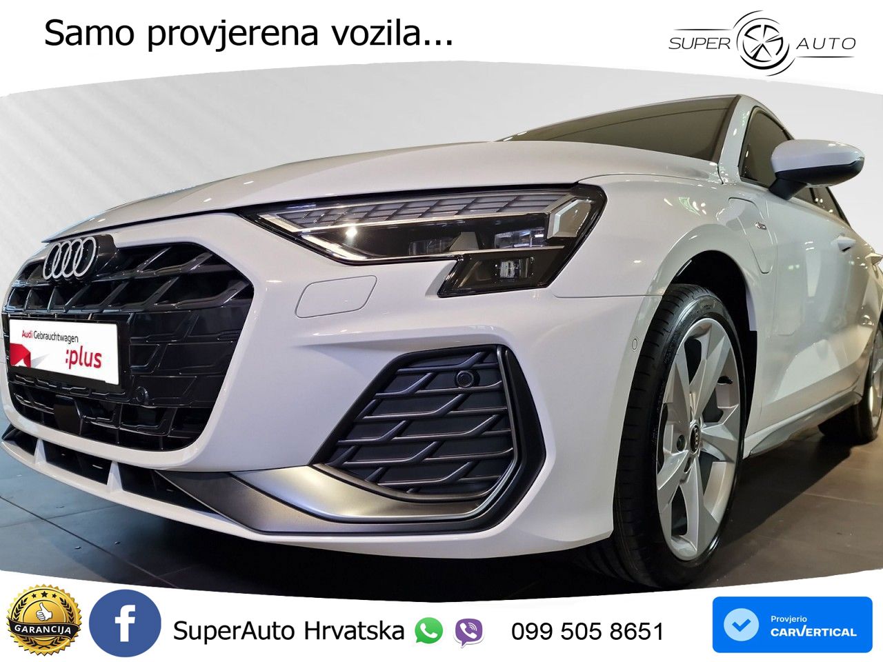 Audi A3 40 TFSIe (204 KS) S tronic S line LED+GR SJED+ACC