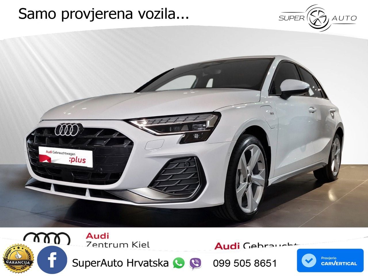 Audi A3 40 TFSIe (204 KS) S tronic S line LED+GR SJED+ACC