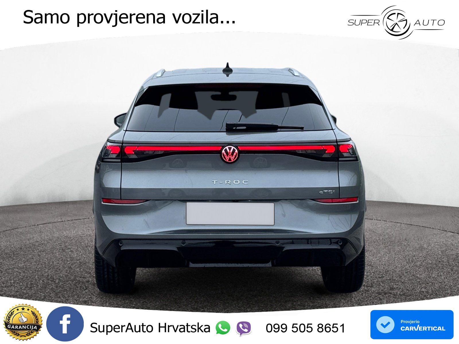 Volkswagen T-Roc 1.5 eTSI (150 KS)  DSG R-Line LED+GR SJED+ACC
