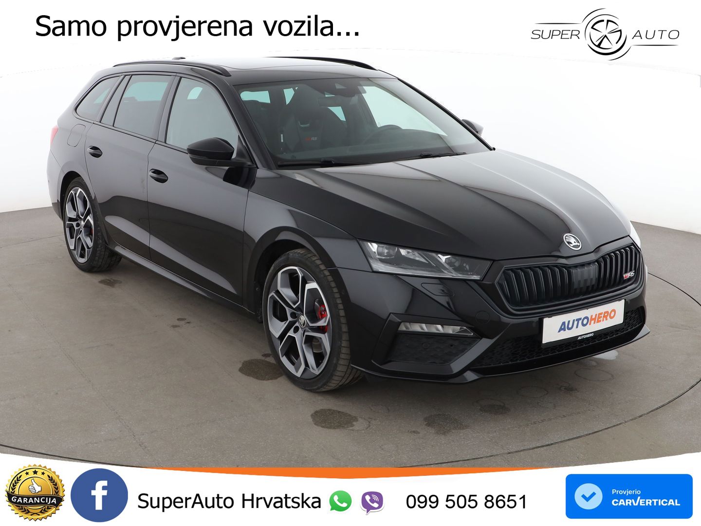 Škoda Octavia Combi RS 2.0 TDI (200 KS) DSG LED+GR SJED+ACC
