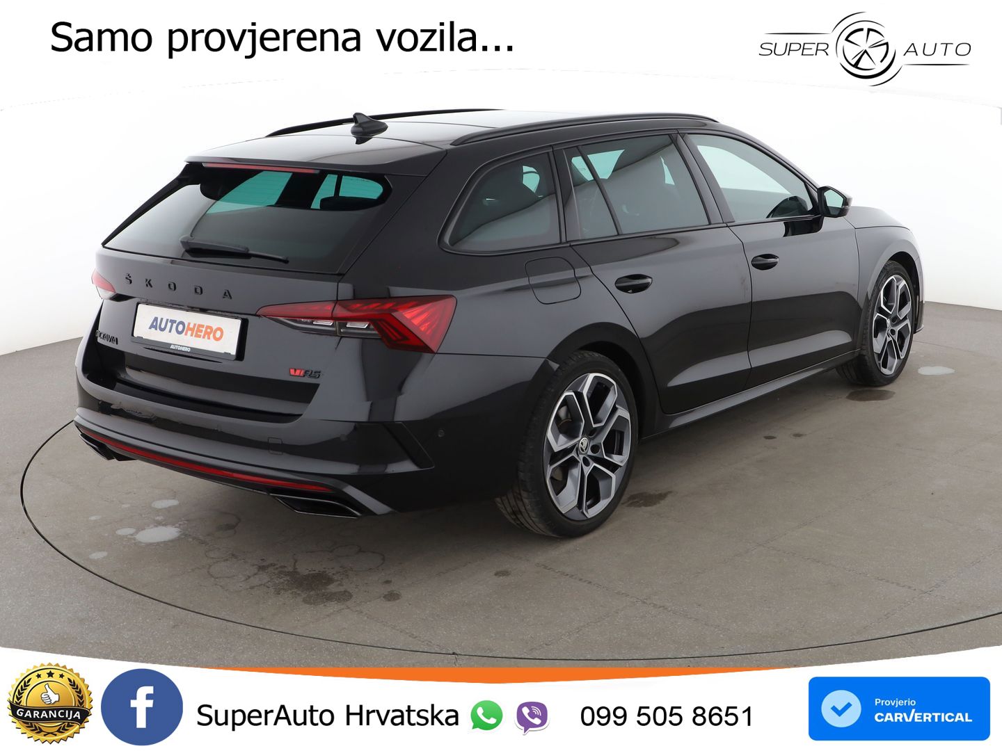 Škoda Octavia Combi RS 2.0 TDI (200 KS) DSG LED+GR SJED+ACC