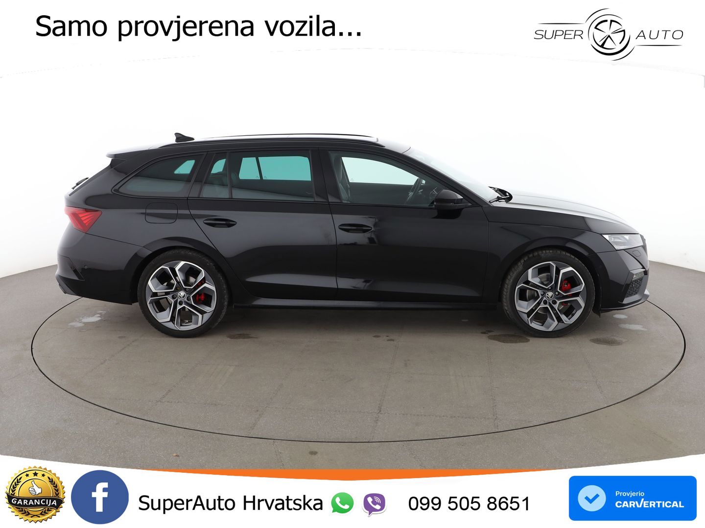 Škoda Octavia Combi RS 2.0 TDI (200 KS) DSG LED+GR SJED+ACC