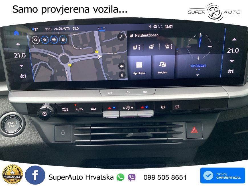Opel Grandland 1.2 Turbo (145 KS) Hybrid eDCT GS LED+GR SJED+ACC