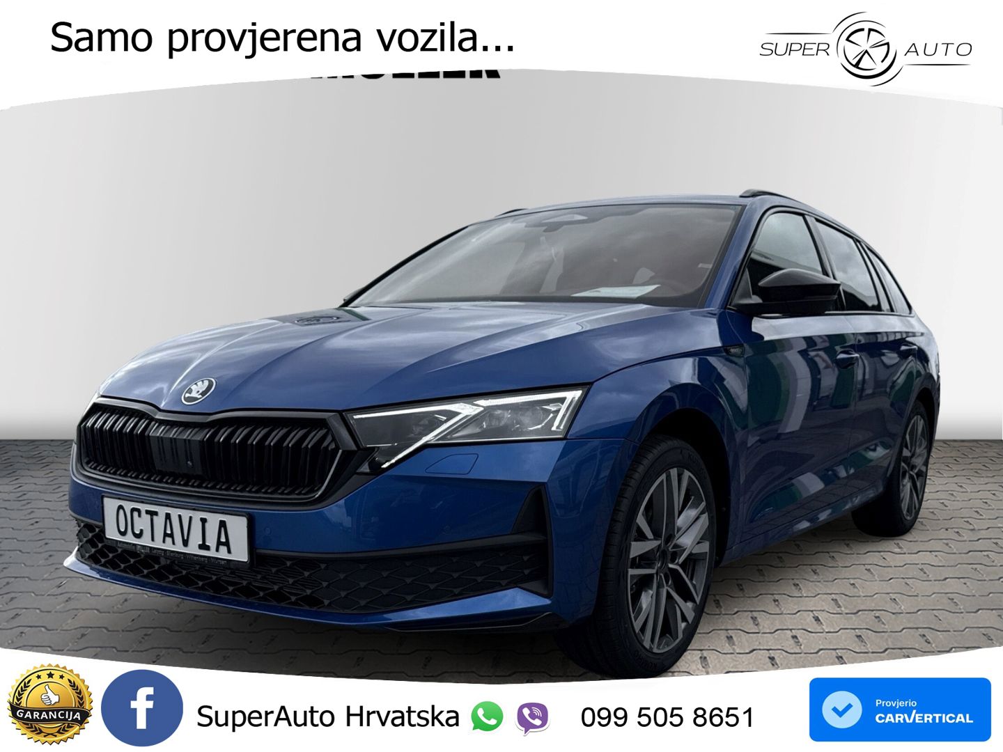 Škoda Octavia Combi 1.5 TSI (150 KS) DSG SportLine LED+GR SJED+ACC